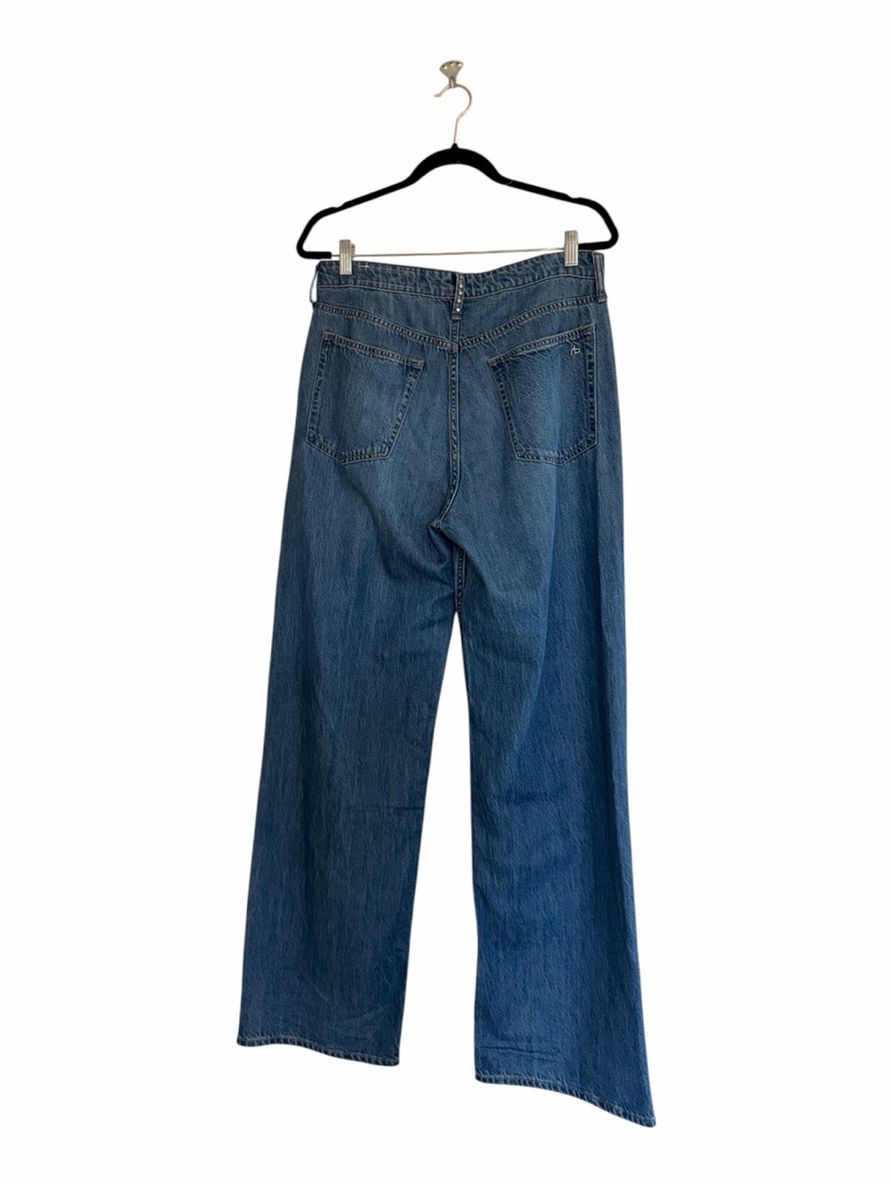 NWOT rag & bone Lori Wide Leg Jeans 28, ACID WASH STUD - Picture 7 of 8